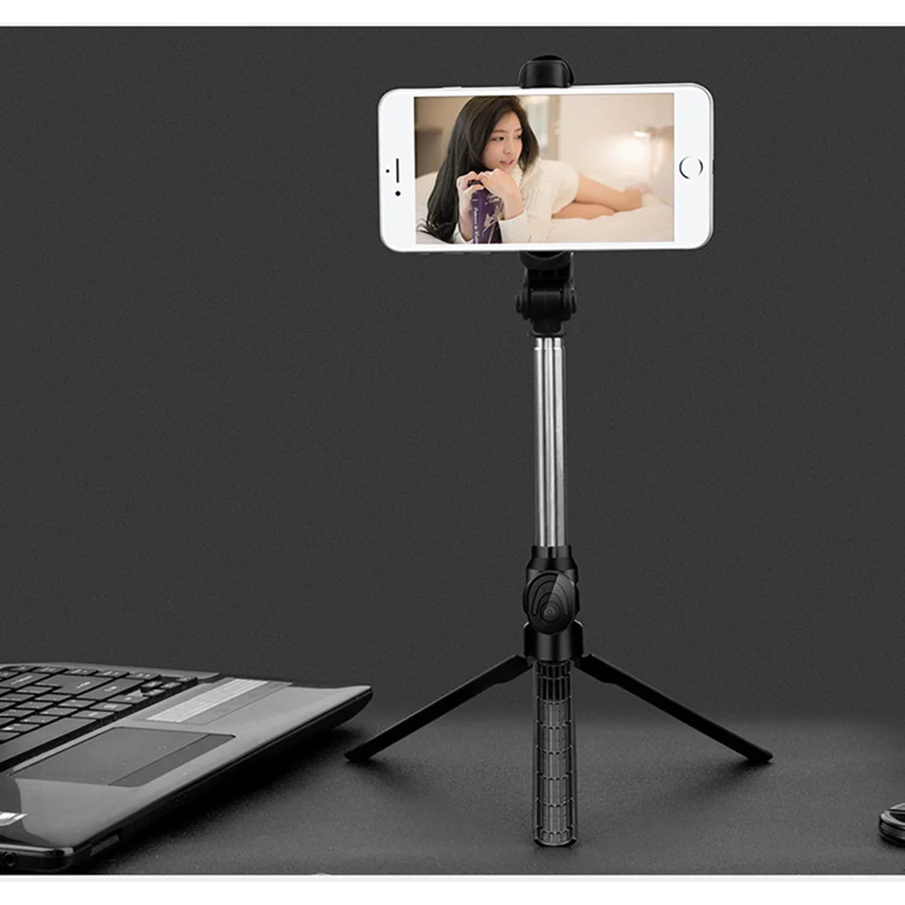 Palo de Selfie Universal ABS para teléfono móvil, Mini trípode, soporte para teléfono de escritorio, estable y ligero