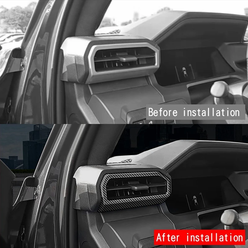 Auto Dash A/C Klimaanlage Auslass Entlüftung abdeckung Verkleidung für Toyota Tacoma 2024 Auto Innenraum Ersatzteile