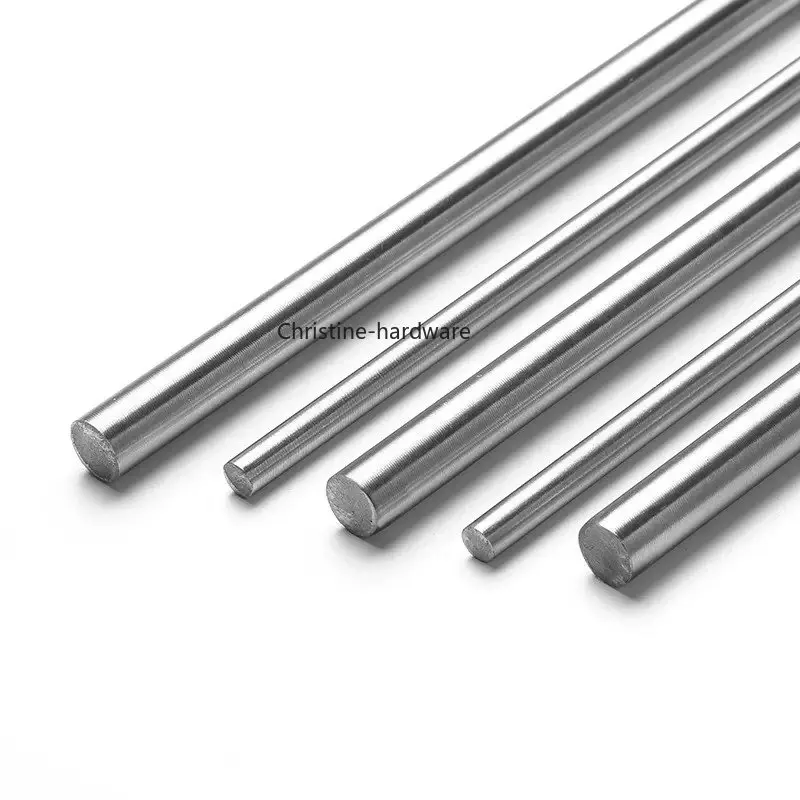 18mm Steel Rod 20mm 25mm 30mm Shafts 100/200/300mm 304 Stainless Bar Linear Metric Round Ground Stock Mill Finish Extruded