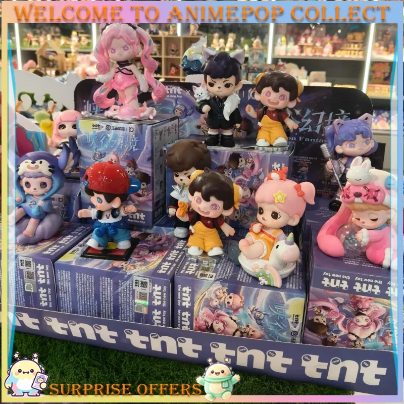 TNTSPACE Authentic Honor of Kings Collab Canyon Illusion Series Blind Box Figure Desk Decoration Trendy Collectible Gift & Toy