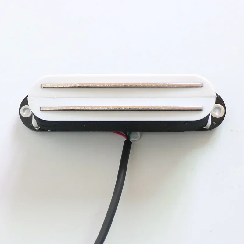 Black/white Twin Blade Dual Coil Single Guitar Pickup With Mid-Range Bright Tone