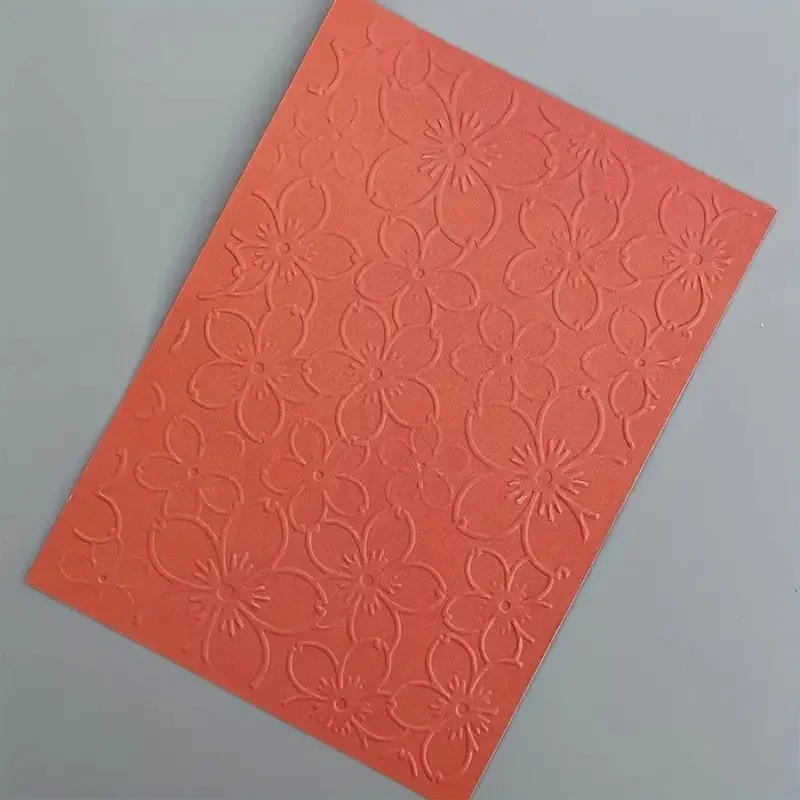 1Pc Embossing Folder Flowers Pattern Plastic Embossing Folder Machine Template for Card Making Scrapbook Paper Album Craft DIY D