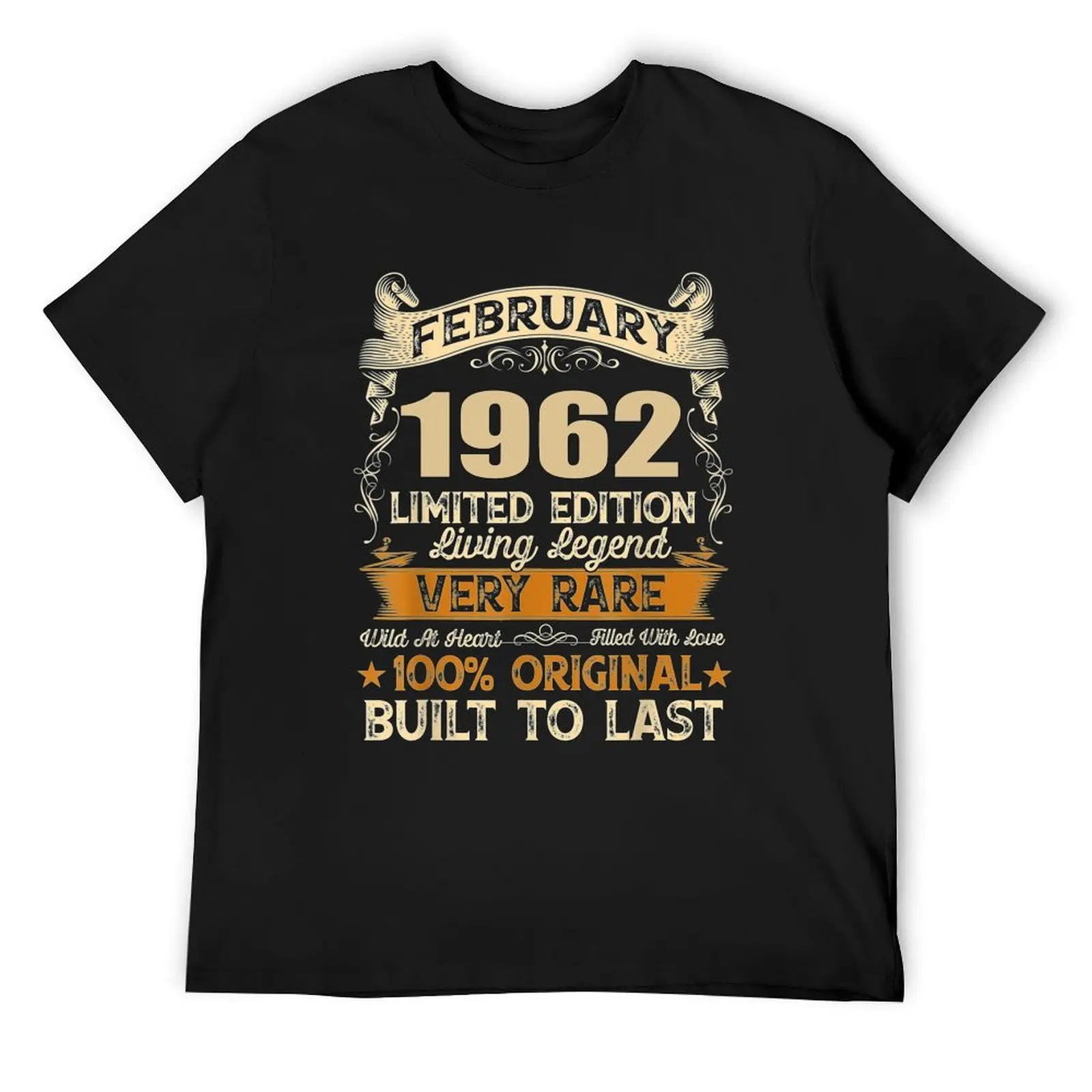 

Vintage February 1962 T-Shirt anime clothes oversize t-shirts man baggy shirts vintage clothes mens t shirt graphic