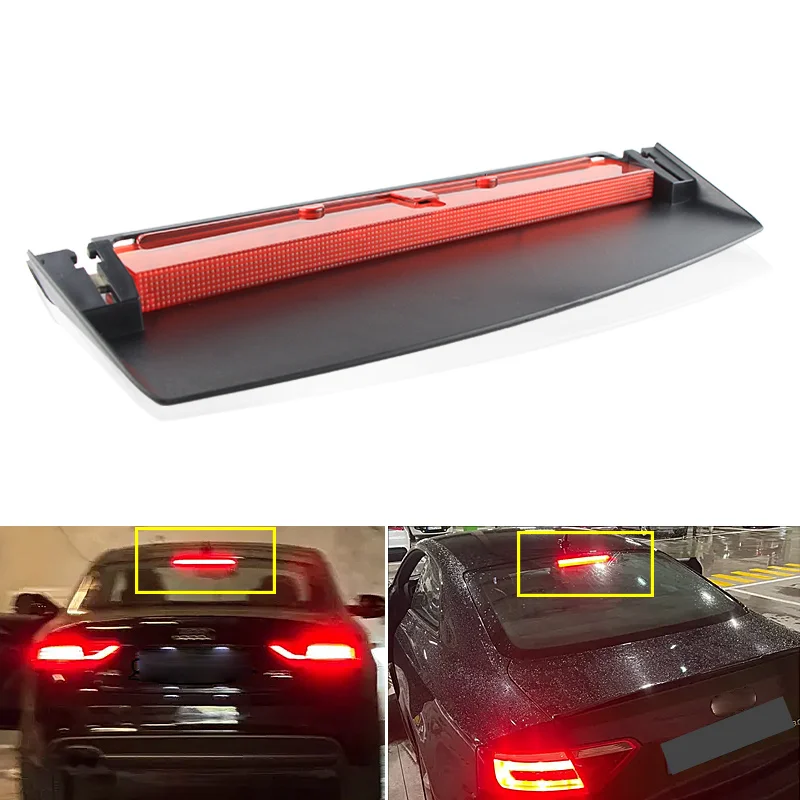 

Third LED High Mount Rear Brake Light 8T0945097B For Audi A5 S5 Coupe Sportback 2009-2016 High Level Stop Lamp Car Accessories