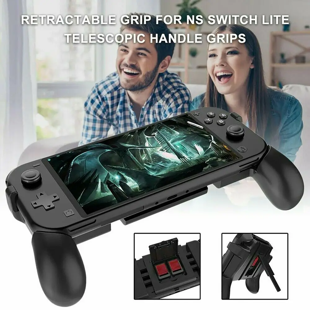 

Handle Grip Holder with Card Storage for Nintendo Switch Lite Host