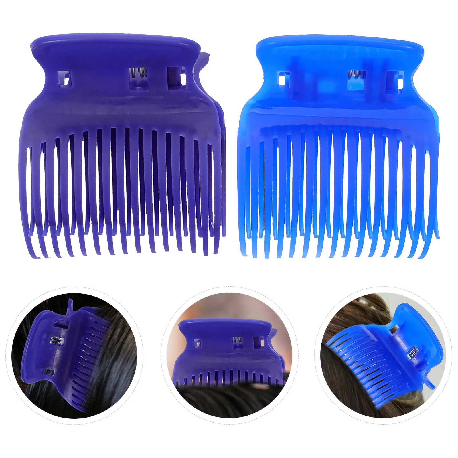 8Pcs Hot Roller Clip Hair Curler Claw Clip Replacement Section Styling Jaw Claw Clips for Hair Salon Home DIY Heated Roller