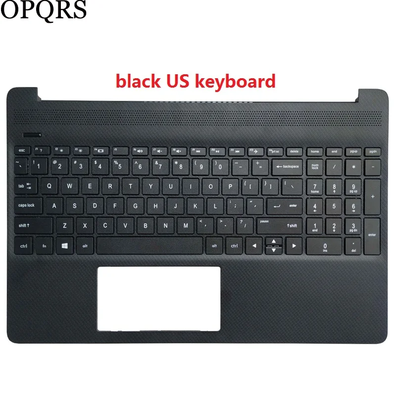 Clavier d'ordinateur portable pour HP 15-DY 15T-DY 15-EF 15S-EQ 15s-FQ TPN-Q222 russe/US/UK/espagnol/Latin repose-poignets couvercle supérieur