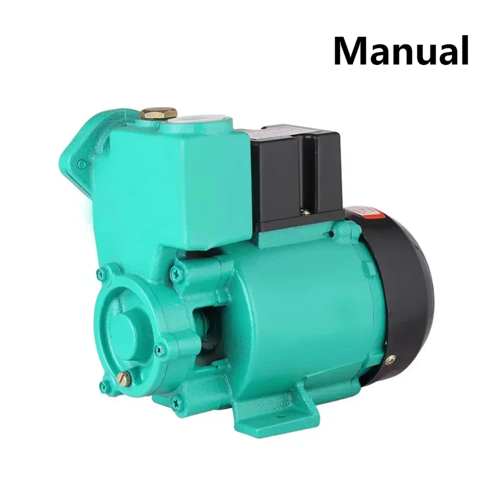 220V 125W 250W Domestic Booster Pump Cast Iron Automatic Tap Water Pipe Cold And Hot Water Self-priming Pump Water-cooled Air