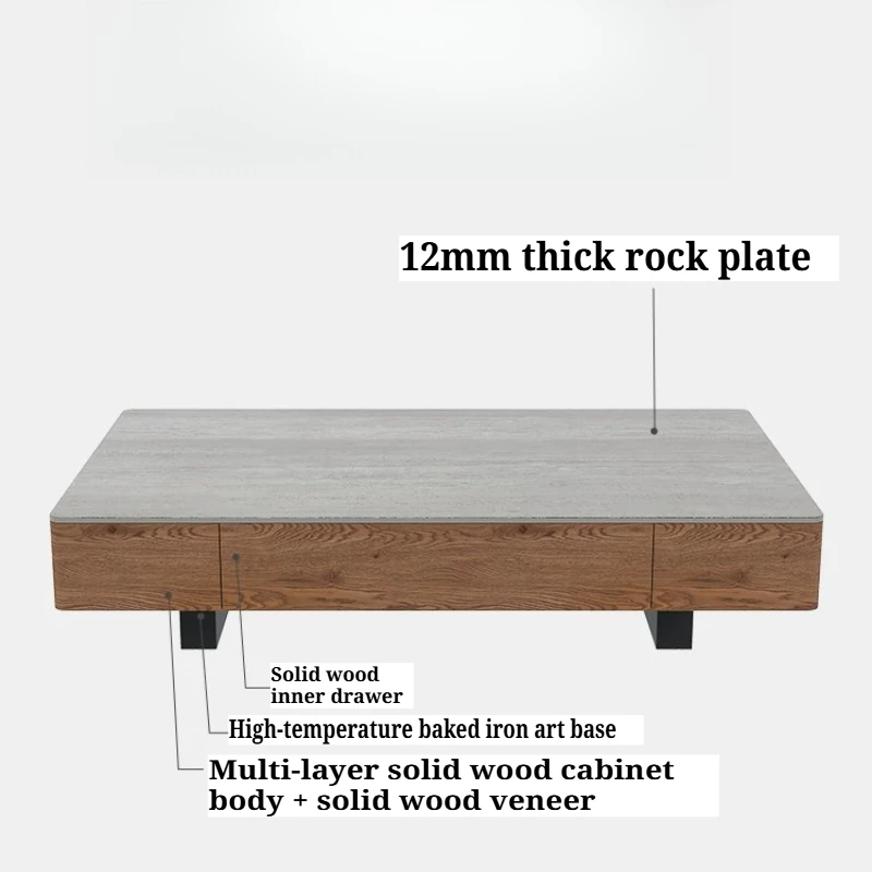 Nordic Design Coffee Tables Storage Living Room Hotel Portable Side Table Lounge Center Mesa Lateral Mid Century Furniture