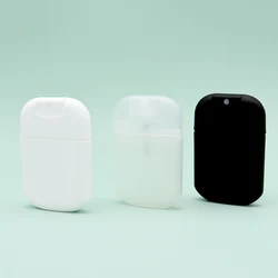 24 pcs  20ml  White Clear Black Plastic Pocket Perfume Bottle  20CC Credit Card Mist Sprayer Fragrance Atomizer