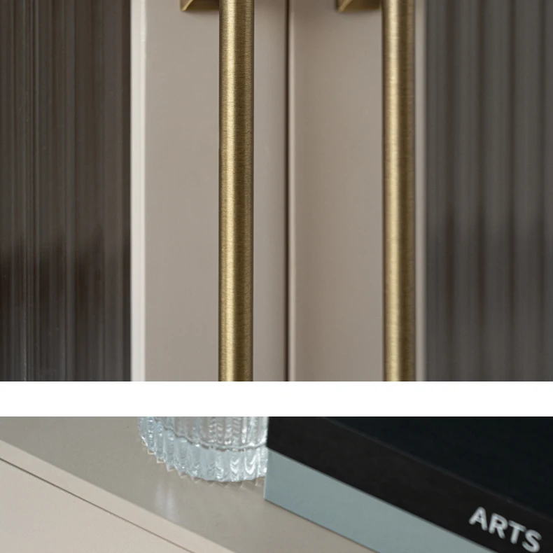 Antique brass drawer handle and T knob — supplier illustration 13