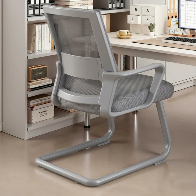 Silla de oficina para juegos Accent Lounge, silla de oficina reclinable de cuero moderna, muebles de oficina minimalistas y cómodos