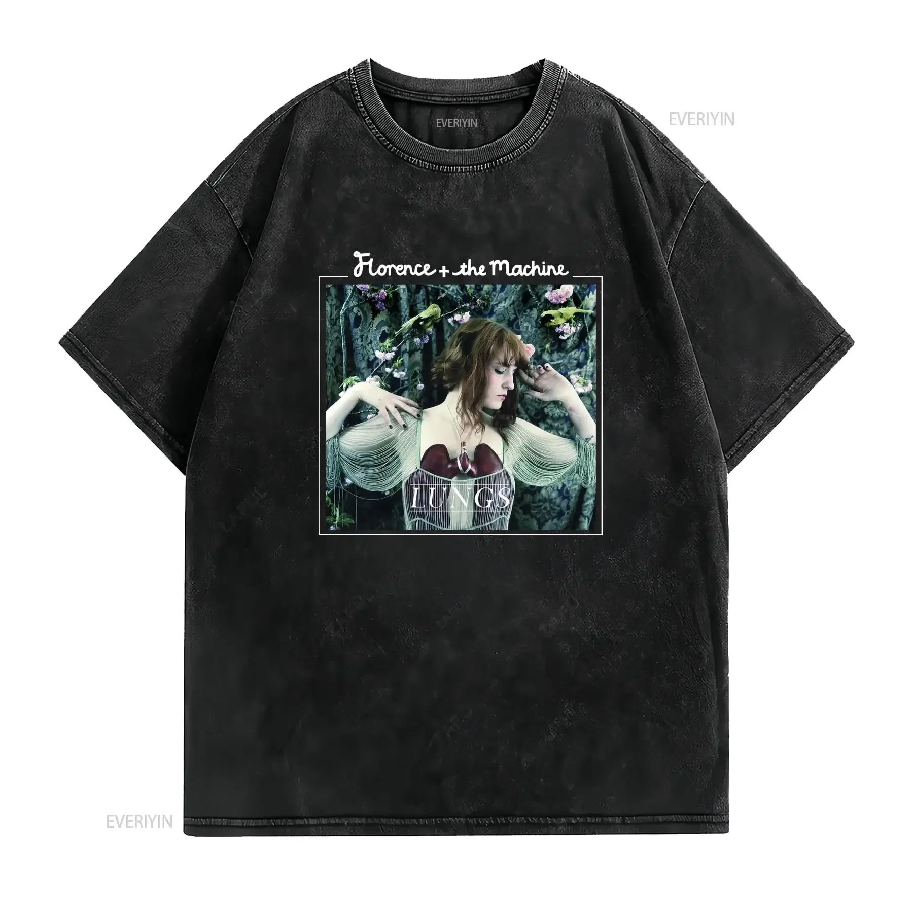 Florence and The Machine Logo T Shirt Casual Round Neck with Iconic Music Print S 5XL Sizes US 5 6 M 7 8 L 9 10 XL 11 12