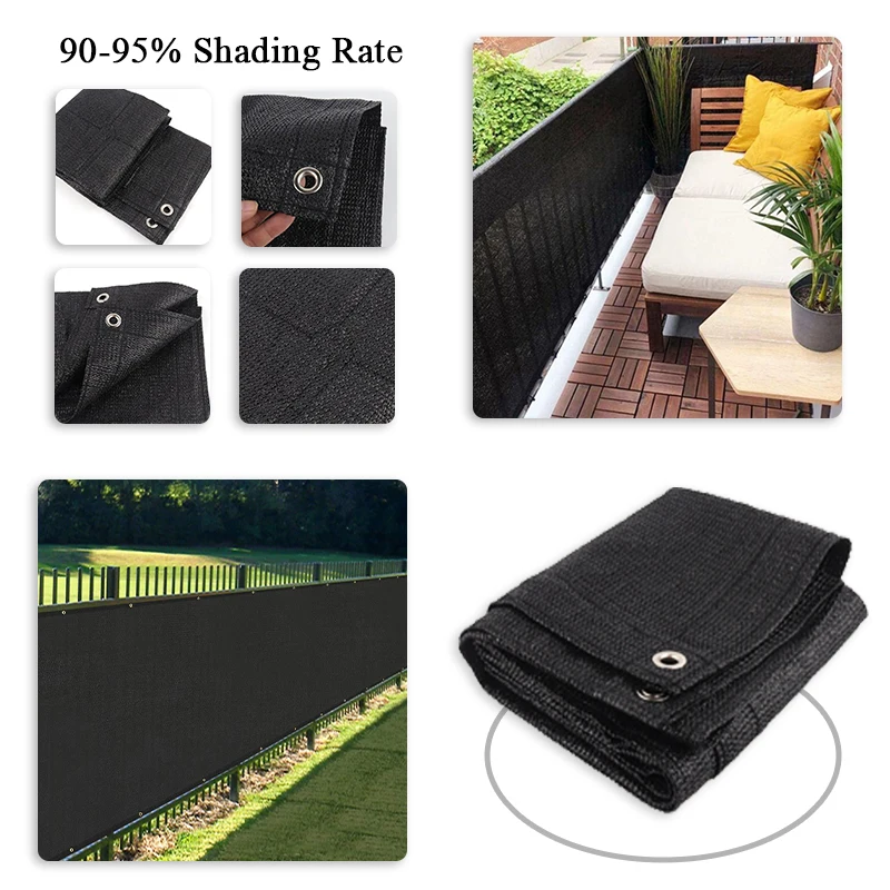 Customizable Anti-UV 90-95% Shade High Density Polyethylene Shade Net Balcony Garden Plant Privacy Fence Wire Mesh Pergola Mesh