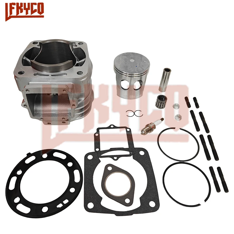 For Polaris Xplorer Trail Blazer 400 1995-2003 3085276 3086753 Motorcycle 83mm Cylinder Complete Top End Piston Kit Gasket Block