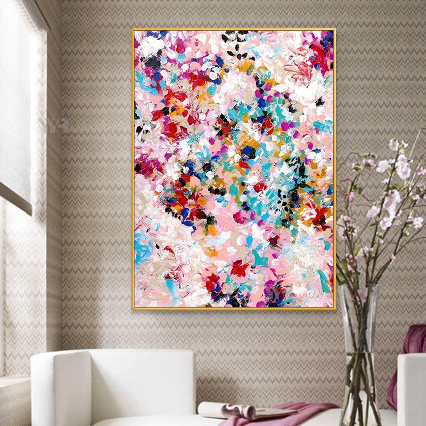 

Handmade Oil Painting Abstract Wall Art Canvas Home Decoration Poster Living Room Bedroom Hotel Porch Modern Popular Large Mural