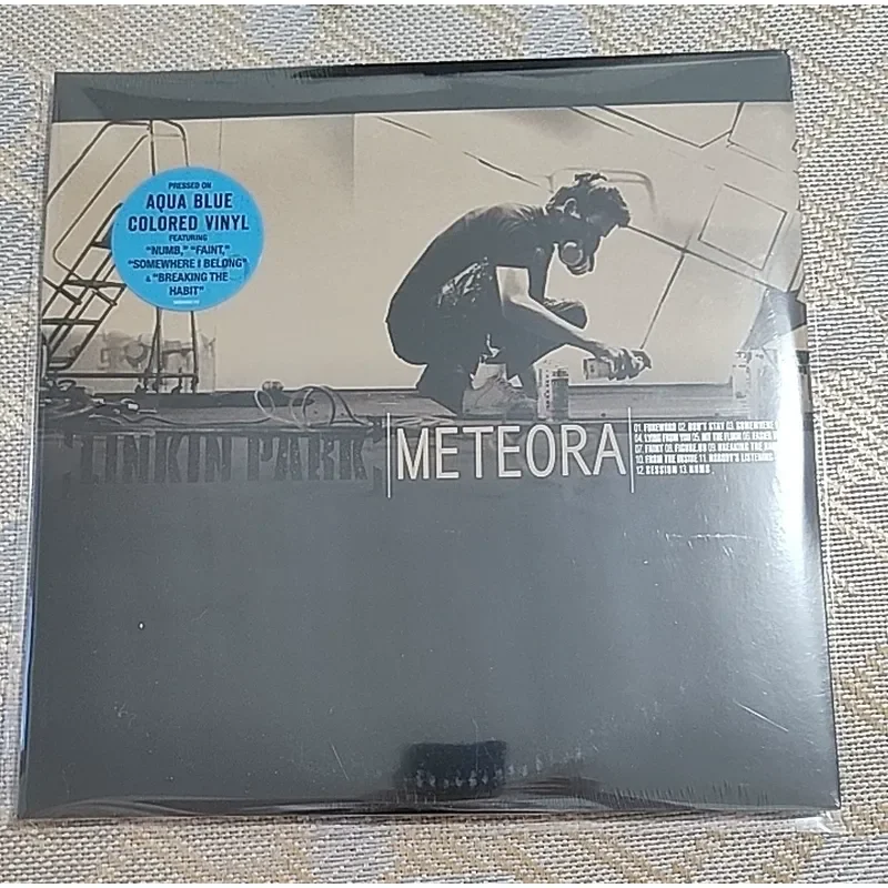 

Linkin Park Meteora Limited Rare Misprint Aqua Blue Glue Out of Print Vinyl 2LP for Linkin Park