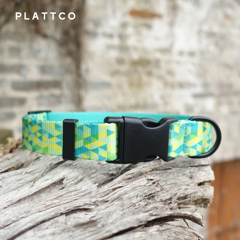 PLATTCO uniquely designed dog collar SPARKING LATE is suitable for all kinds of large, medium and small dogs 5 sizes PDC311