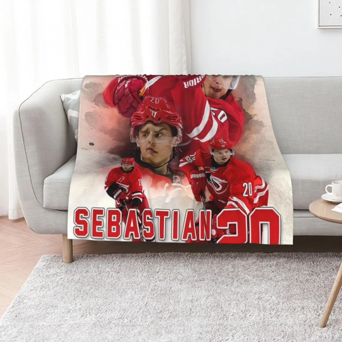 

Sebastian Aho Throw Blanket Moving Summer Hairys Decorative Sofa Blankets