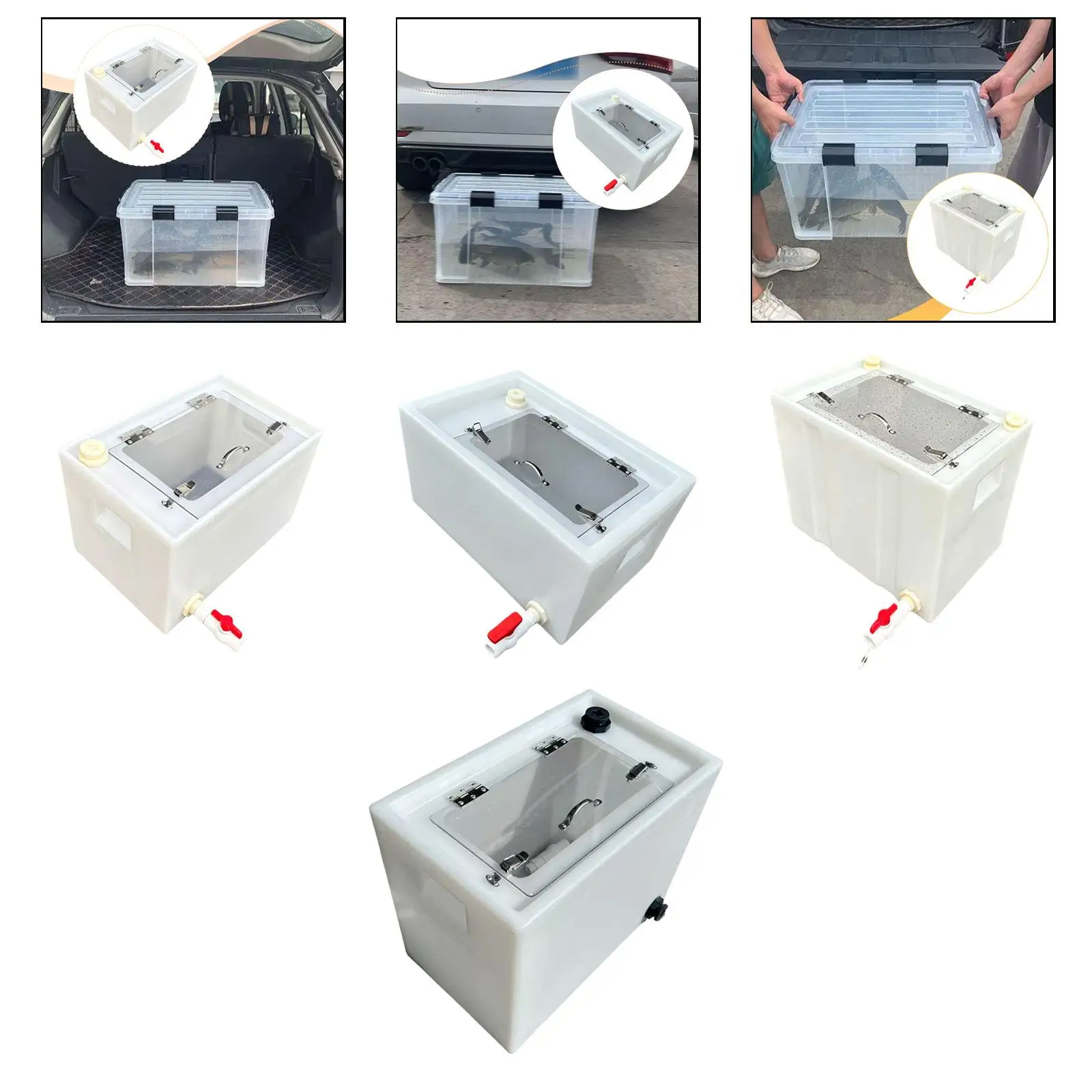 fish-transport-car-box-tough-plastic-white-large-capacity-fishing-cooler-style-bucket-for-beach-lake-and-camping-use
