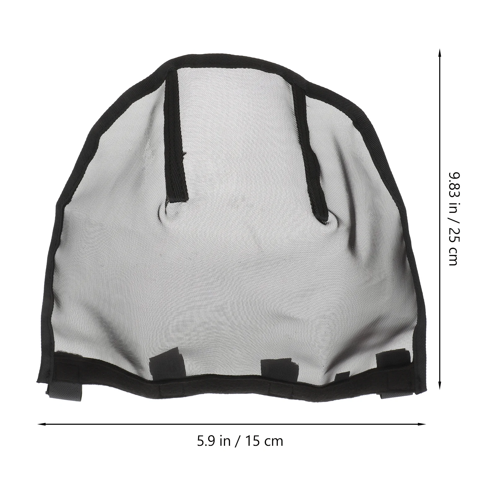 غطاء أنف الحصان، شبكة ناعمة قابلة للتنفس، شبكة أنف مريحة، درع حاجز الذبابة للاستخدام في الهواء الطلق، قناع حيوانات المزرعة #5