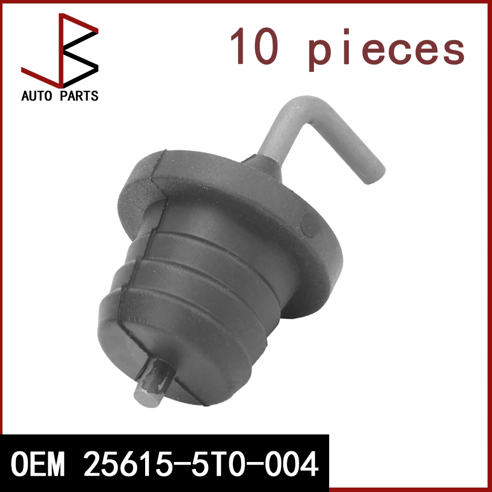 

10 шт. OEM 25615-5T0-004 256155 T0004 Резиновая заглушка заливной горловины трансмиссии автомобиля, замена резиновой заглушки для Honda Cap Filler Atf A Cvt