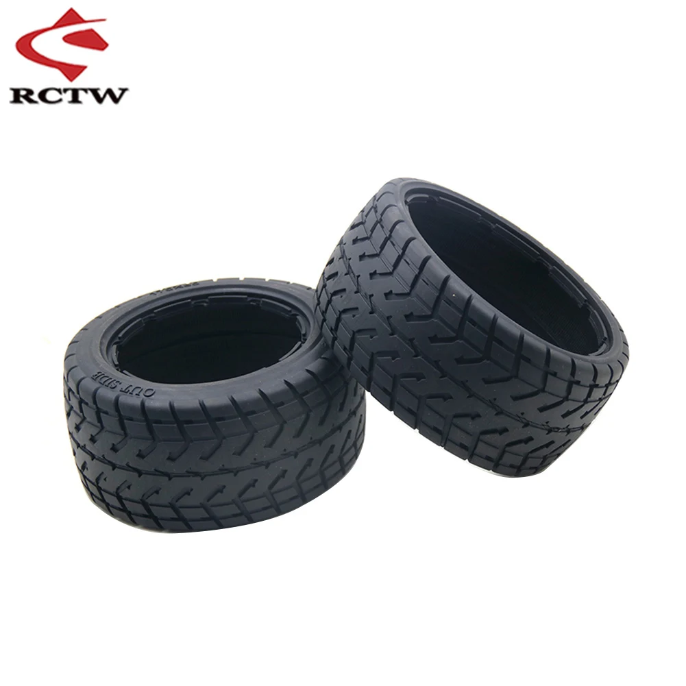 Fabric Front or Rear on Road Tyre Skin Kit for 1/5 Hpi Rofun Baha Km Rovan Baja 5B Truck Spare Toys Parts