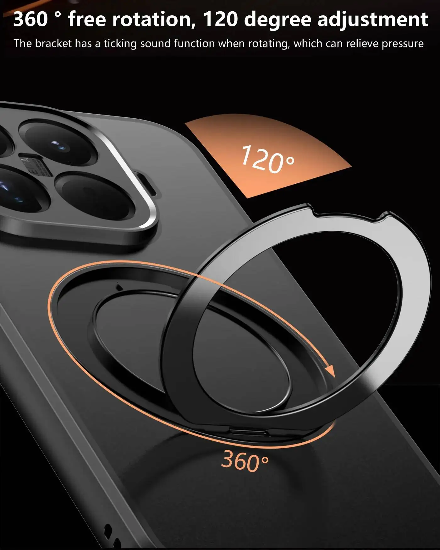 

For Xiaomi 15T Pro Case Hard With Ring Stand Magnetic Protective Back Cover Case For Mi 15T 14T Pro Shell