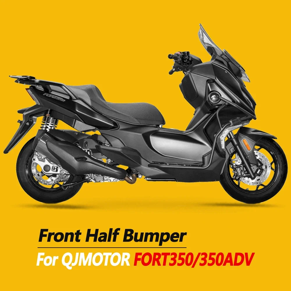 

Bumper modification For QJMOTOR FORT350 anti fall protection bar FORT 350 front and rear bumpers exhaust pipe protection bar
