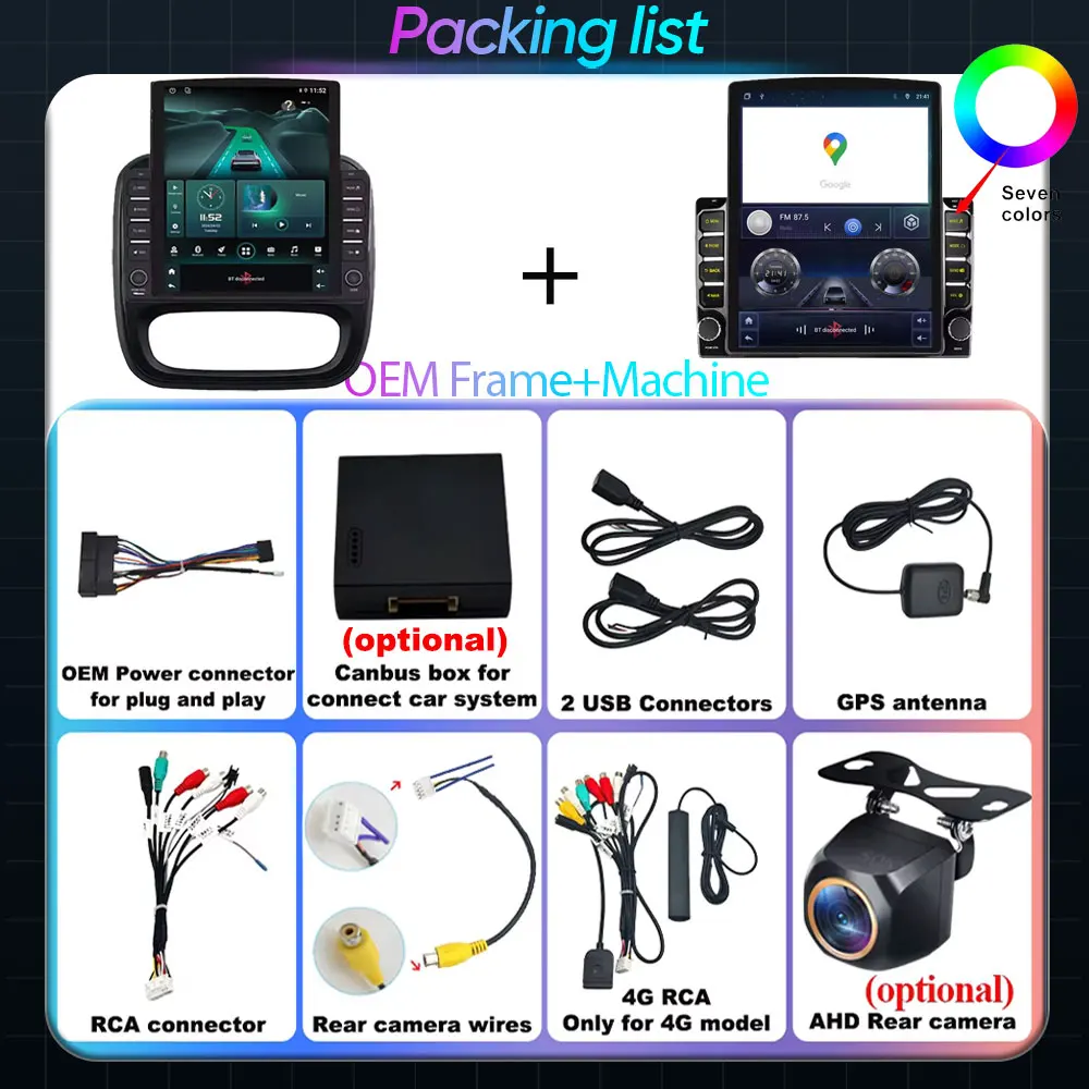 Car Android For Renault Trafic 3 14-21 For Opel Vivaro B 9.7 inch Navigation Intelligent System Touch Screen Bluetooth 4G WIFI image 2