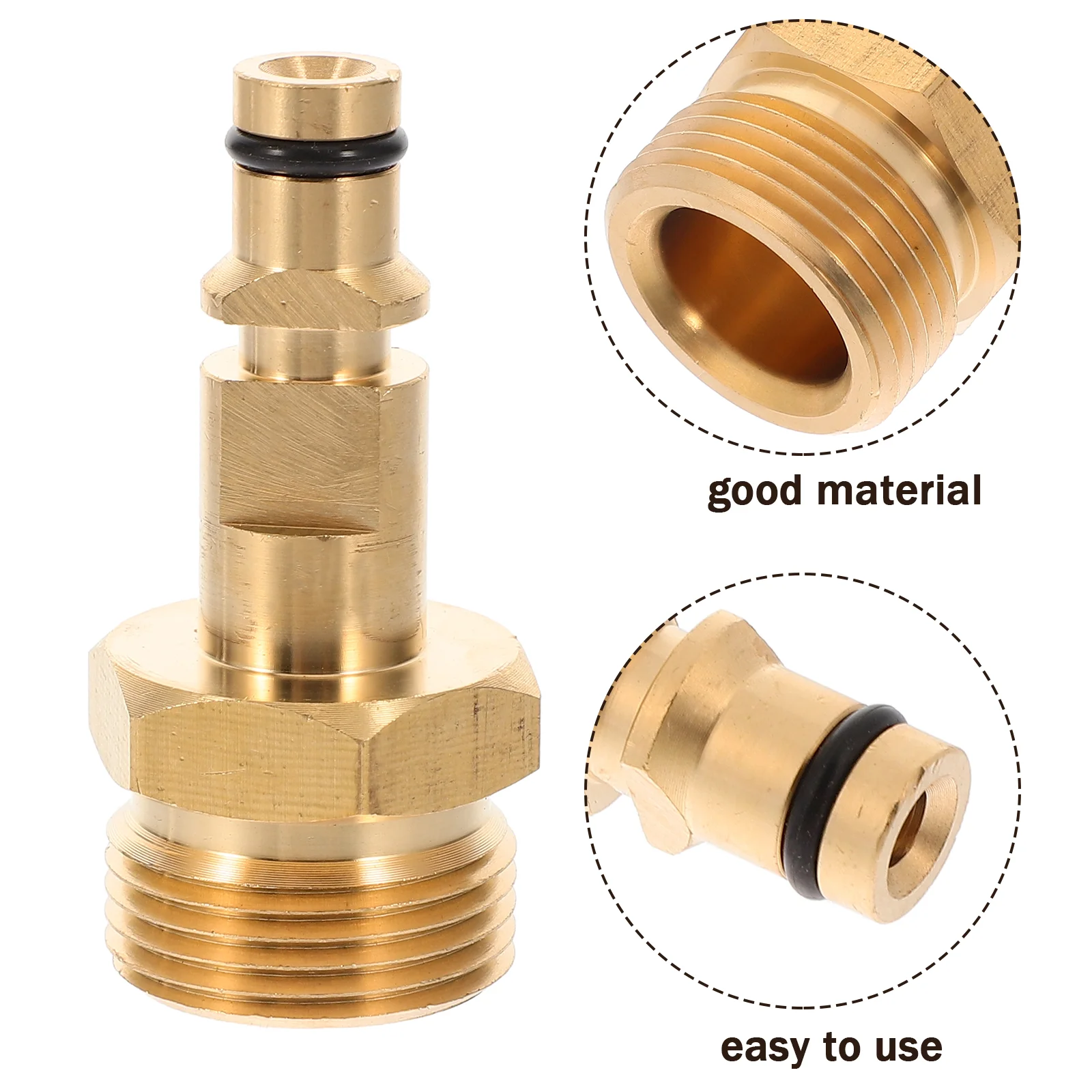 Pressure Washer Couplers Cleaning Machine Connect Hose Adapter All Bronze
