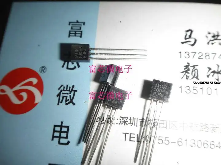 

10pieces MCR100-6 TO92 1A 400V