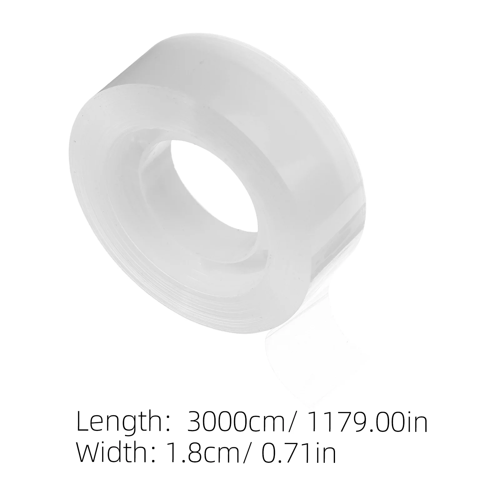 12 rolos de fita de embalagem transparente 1.8cm x 30m, fita transparente resistente para embrulhar pacotes de vedação, caixas de correio, reparos diy, escritório