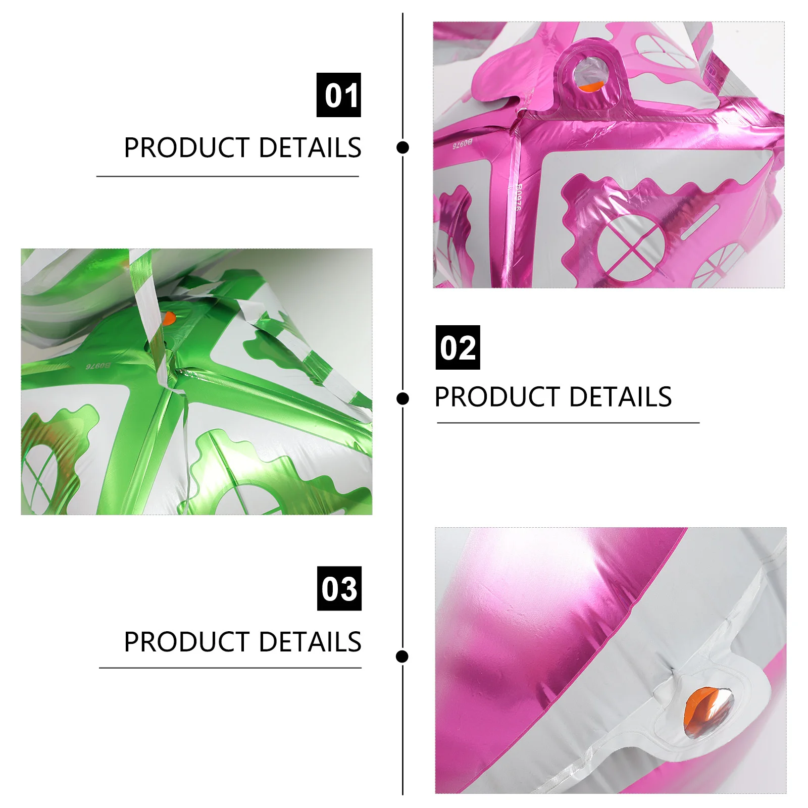 

4Pcs Hot Air Aluminum Foil Balloons 4d Birthday Party Decorative Balloons Festival Supplies Birthday Balloon Festival Balloon