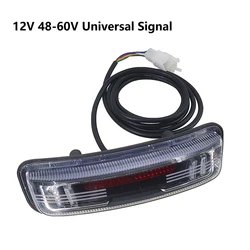 New 12V 48-60V Universal Signal Light Tail Light Turn Signal Brake Light For Electric Scooter  Electric Scooter
