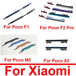 Power On Off Side Button For Xiaomi Poco F1 F2 F3 M3 X3 Volume Audio Control Side Key Button Repair Replacement Parts