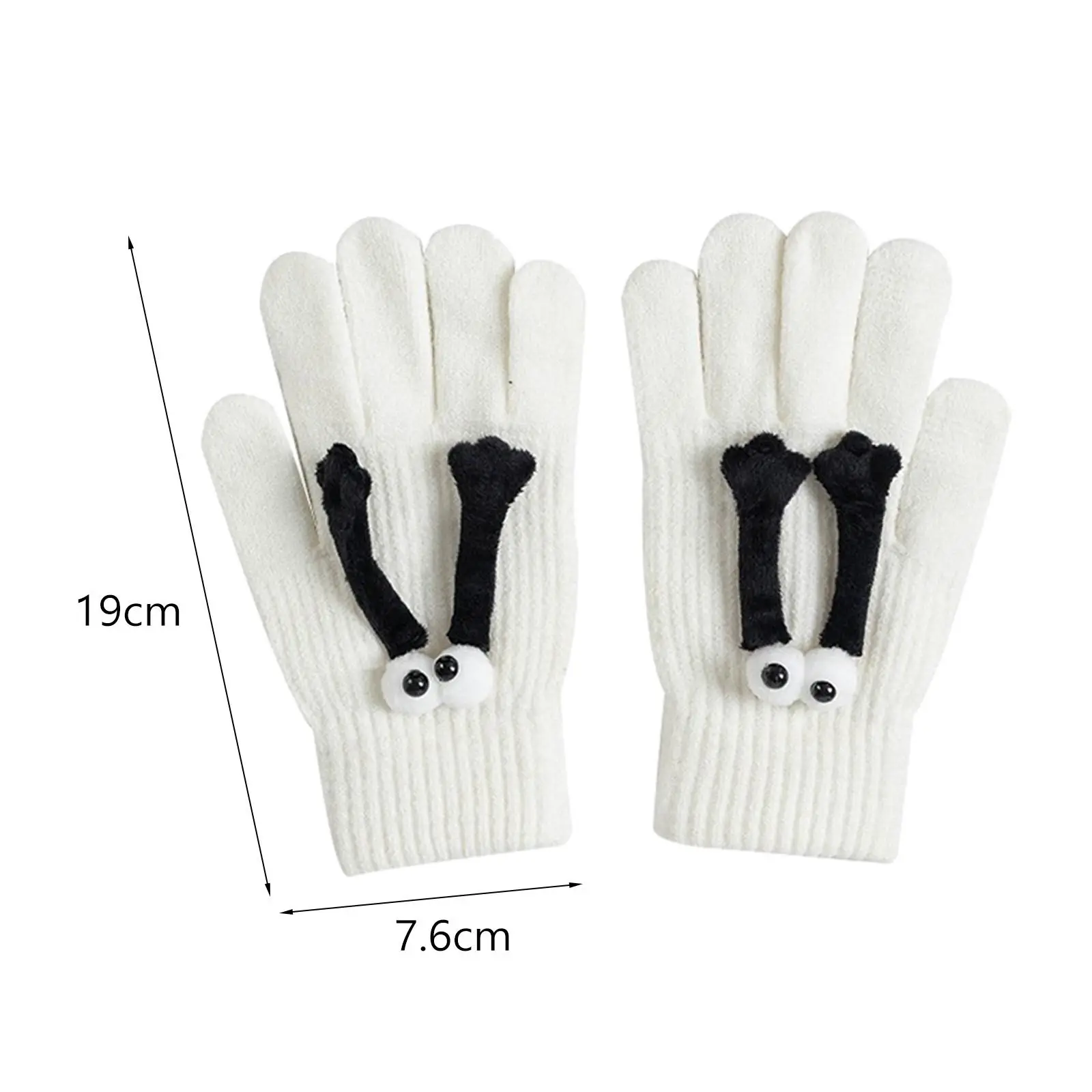 Hand in Hand Gloves Touch Screen Gloves 1 Pair Magnetic Gloves Couple Gloves - view 3