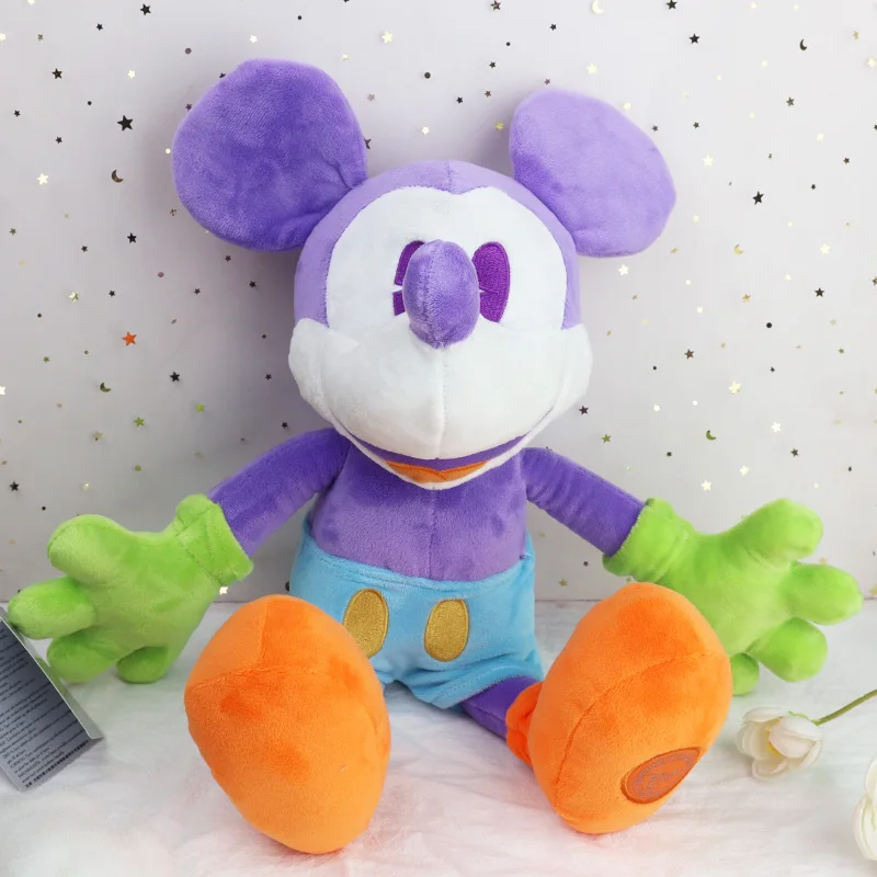 

Cuddly Technicolor Mickey Plush Toys Collection Mickey Mouse Stuffed Animal Dolls Anime Plushies Figures For Best Friend Woman
