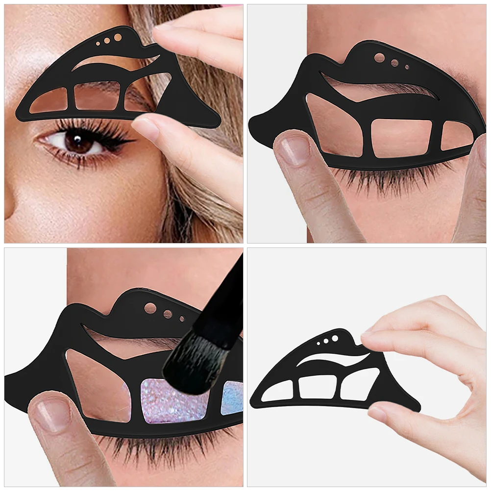 แม่แบบอายแชโดว์แบบซิลิโคนนำกลับมาใช้ใหม่ได้ ใช้สำหรับแต่งตาอย่างรวดเร็ว เหมาะสำหรับตาสองชั้น ตาชั้นเดียว และตาแบบมีเปลือกตา