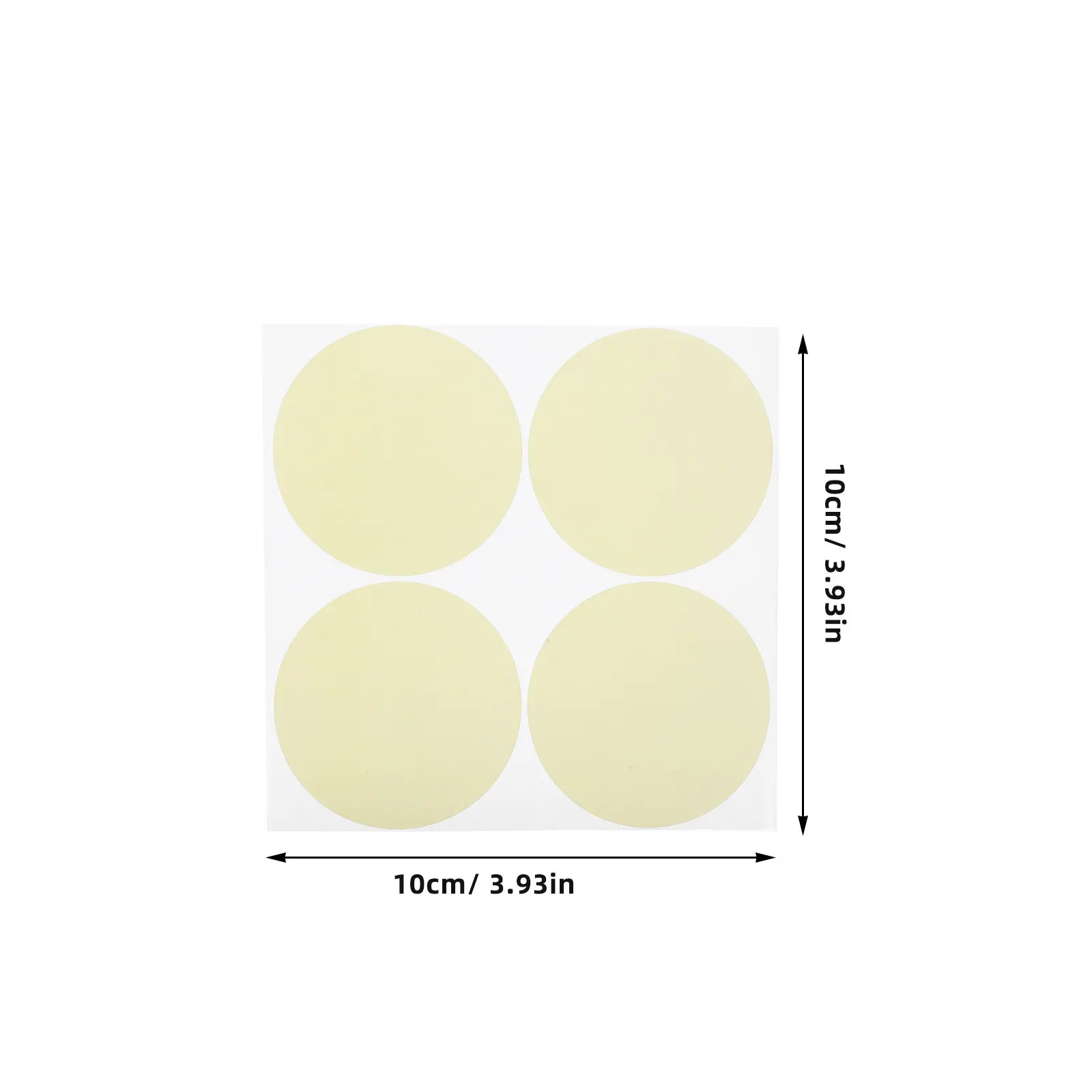 200Pcs Removable Round Dot Stickers Blank Self-Adhesive Circle Labels No Residue Easy Repositionable for Office Classroom