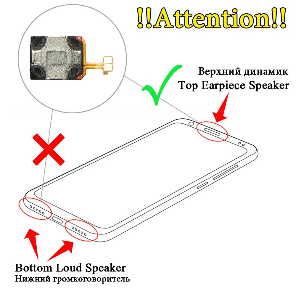 Top Ear Speaker Receiver Earpieces For Xiaomi Mi Note 10 10i 10S 10T CC9e CC9 Pro Lite Replacement Parts