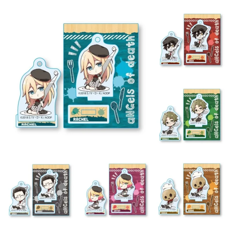 Angels of Death  Isaac·Foster Gochi-chara Acrylic Figure Stand Model Plate Ornament Animation Peripheral 10cm Keychains