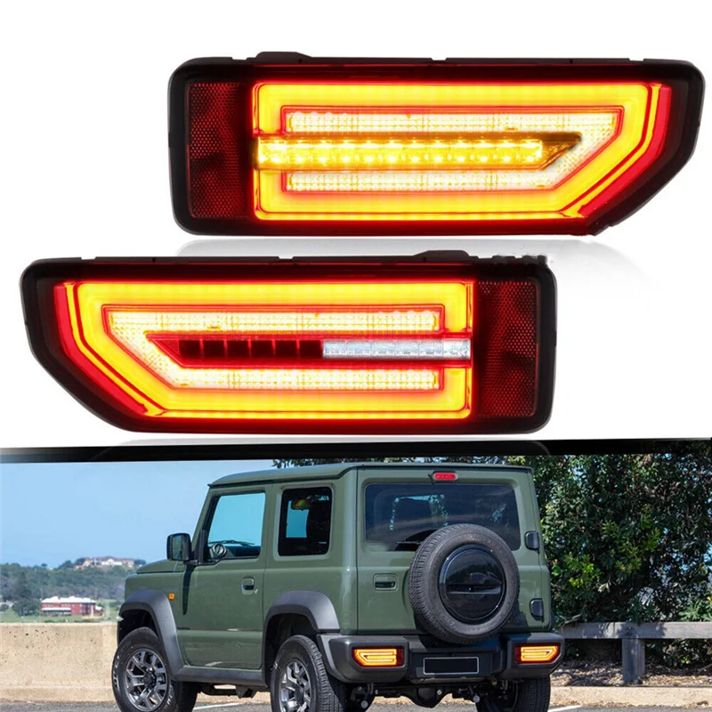 Car LED Reflector Tail Lamp for Suzuki JIMNY 2019-2021 Taillight Rear Lamp Parking Brake Light Flow Turn