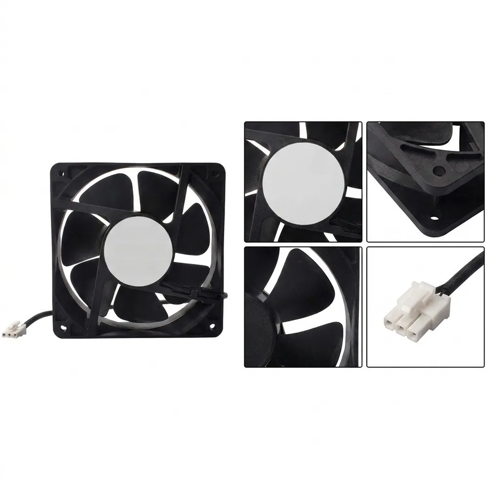 Cooling for fan 12038 for Char Grill Gravity 9800 DC12V 0.75A 3500RPM Oven Replacement with UL Certification and 3P Design
