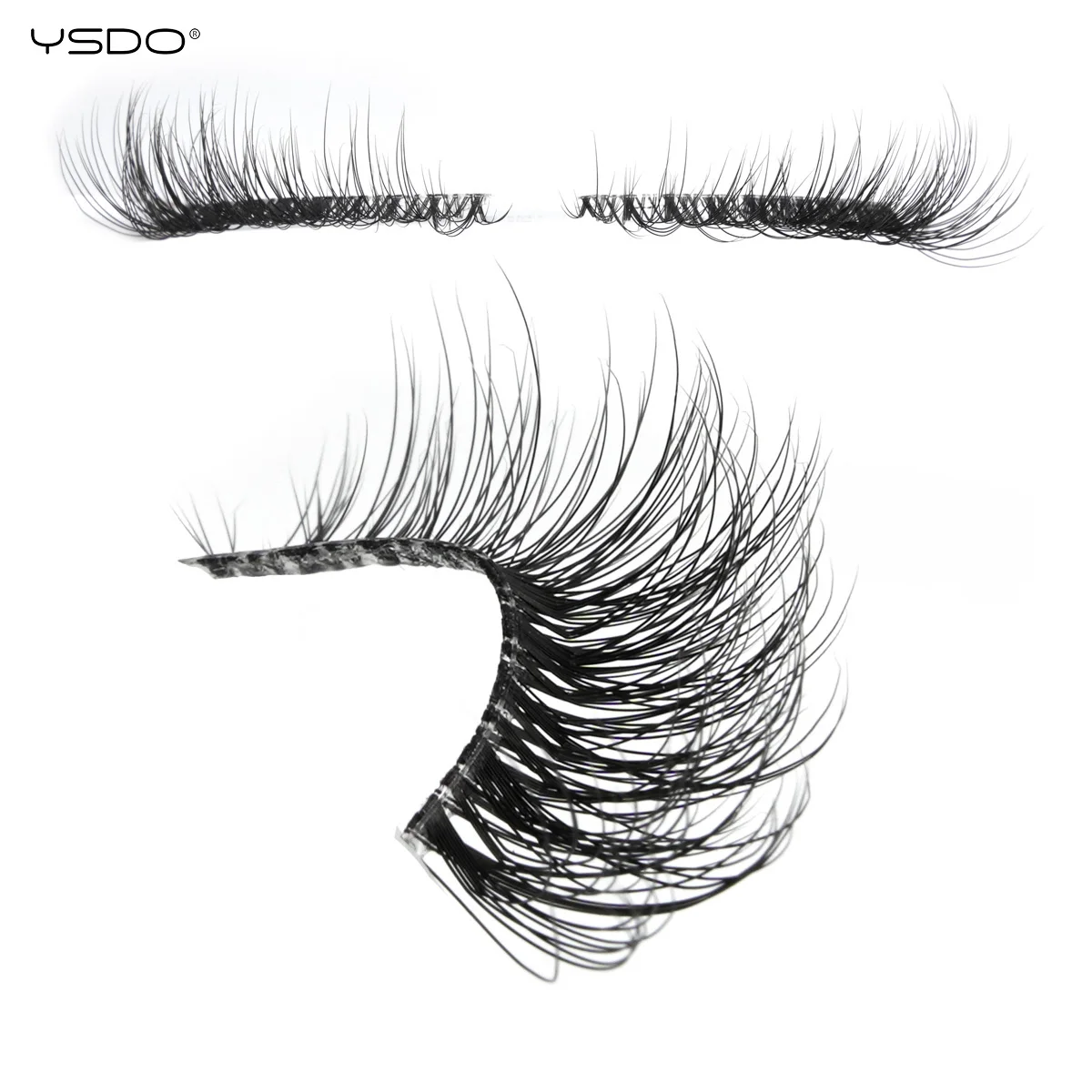 5/10 Pairs Half Wimpers Faux Cils Natuurlijke Korte Cat Eye Wimper Extension Pluizige Gevleugelde 3D Valse Nertsen Wimpers Make Nep Cilios