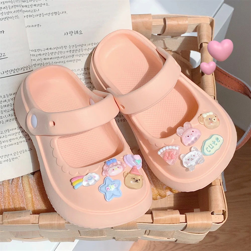 Children's Sandals Cute And Cartoon Kids Boy Girs Garden Shoes Summer Fashionable And Outerwear Slippers For Girls