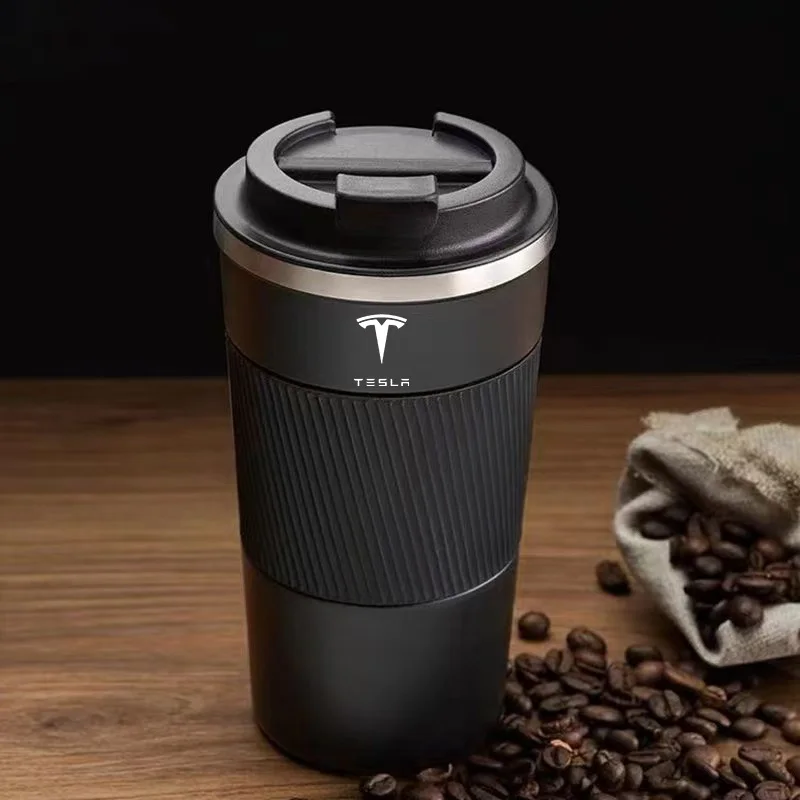 

Stainless Steel Coffee Cup Office Mug Car Water Cups Fashion Mug For Tesla Model 3 Model S Model X Model Y Car Logo Accessories