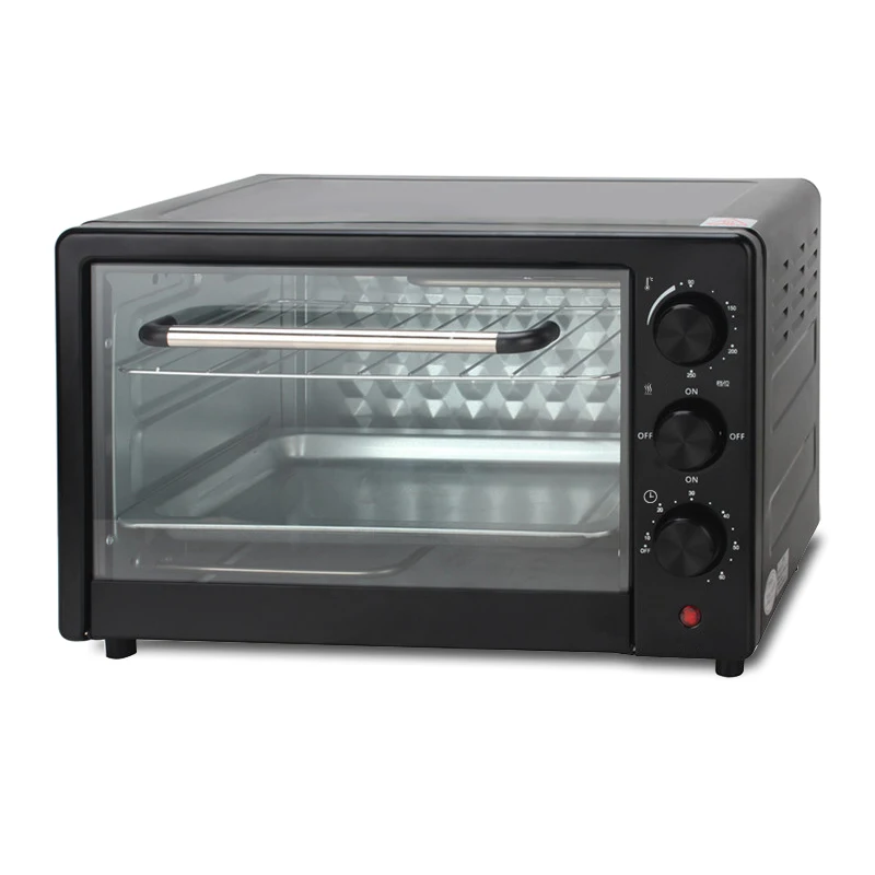 Forno Elétrico Multi-Funcional Comercial, Torradeira Microondas de Cozinha, Cozimento Doméstico, 25L, 1500W