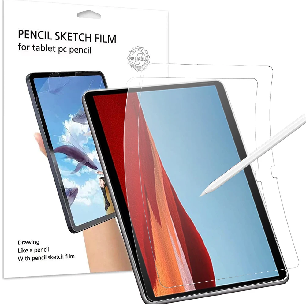 Paper Feel Screen Protector Anti Glare For Surface Pro 8 9 X 2019 2021 13 inch Matte PET Painting Writing Film