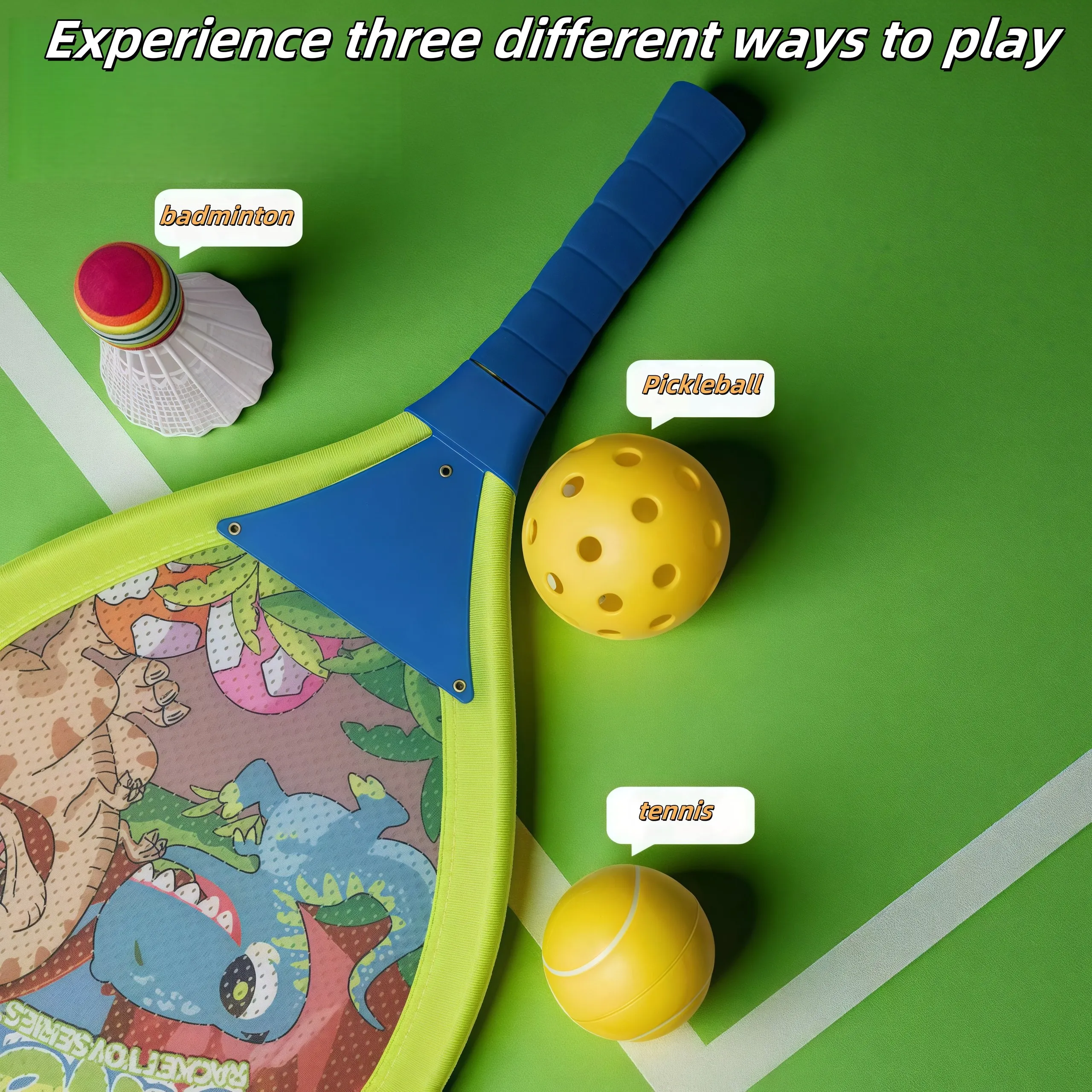 الأطفال المبتدئين اختيار الكرة الفتيان والفتيات اختيار الكرة الريشة تنس التدريب الرياضة في الهواء الطلق لعبة مثالية مضرب هدية